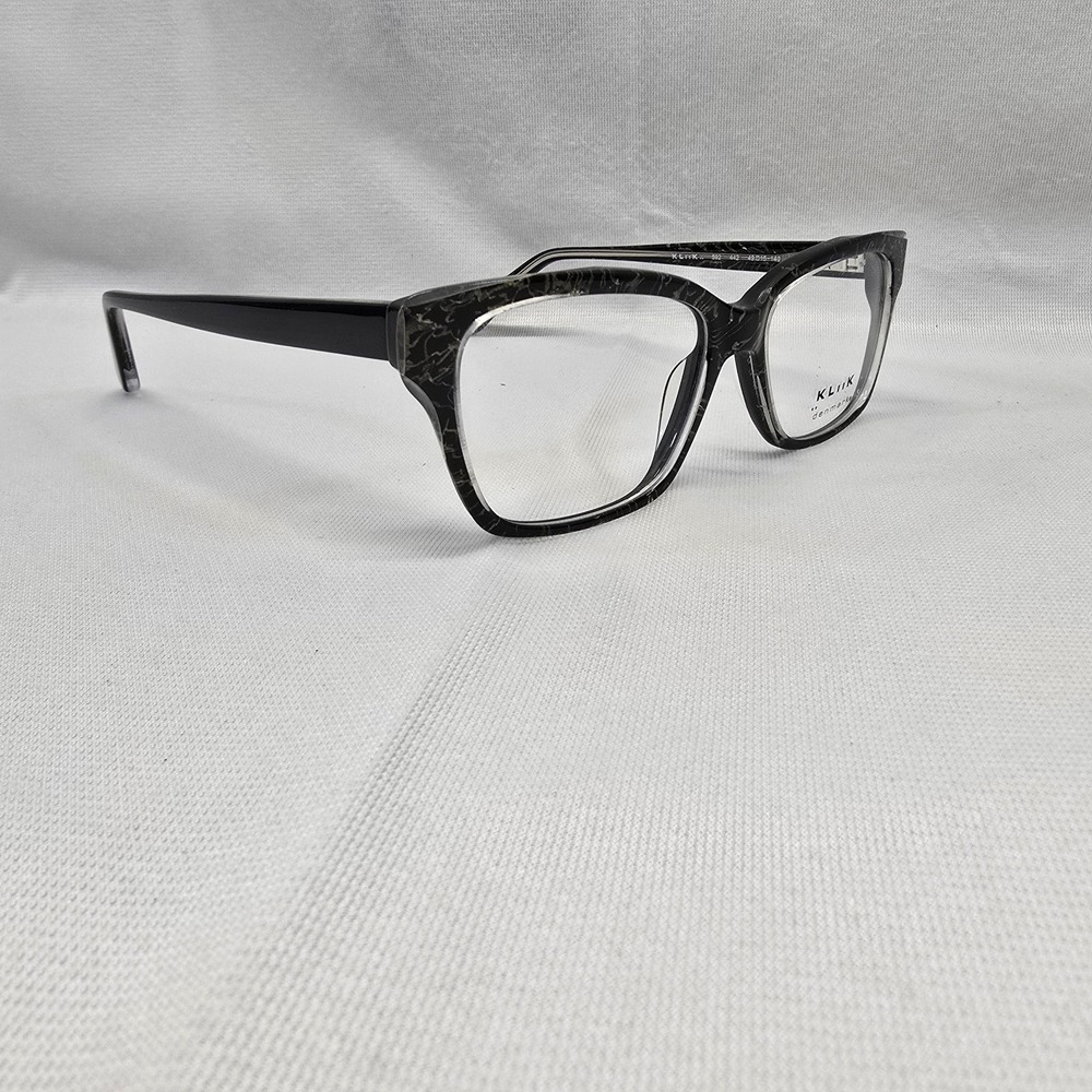 kliik eyeglass frames‎ 592 442  49[]15 140 Black/gold Flake